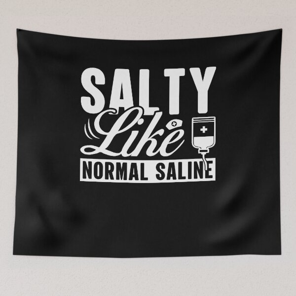 Item preview, Salty Like Normal Saline Shirt, Salty Like Normal Saline Shirt, Nursing Shirt, Funny Nurse Shirt, Nurse Life Shirt, Nursing Student Shirt designed and sold by aymob.