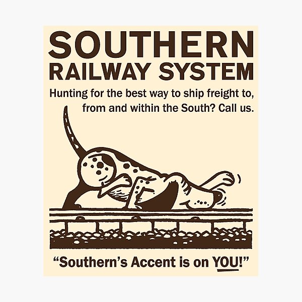 Item preview, Southern Railway System designed and sold by BUNNYROBBER.