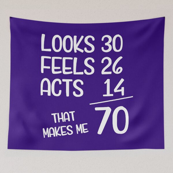 Item preview, Funny 70 Year Old 70th Birthday Born In 1952 designed and sold by NomotoSicuko.