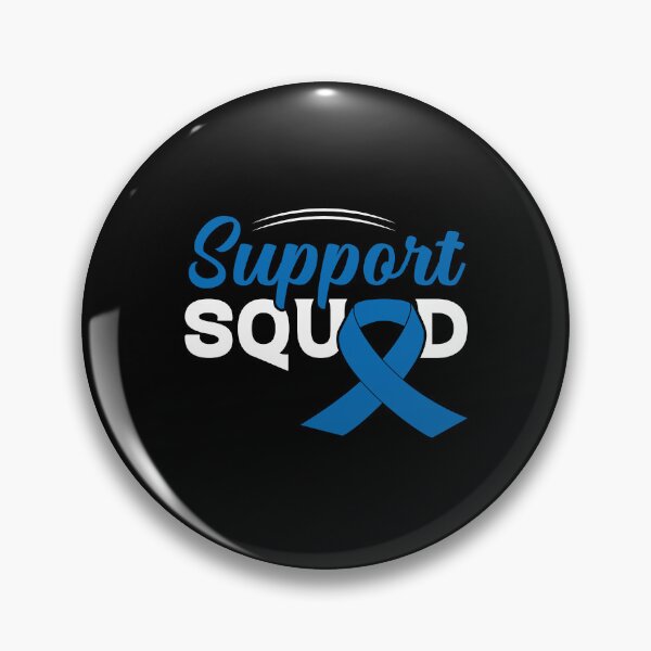 Item preview, Colon Cancer Support Squad Shirt, Blue Ribbon Shirt, Colon Cancer Fighter Shirt, Colorectal Cancer Month Shirt, Colon Cancer Awareness Shirt designed and sold by aymob.