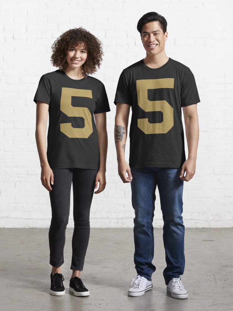 Number 5, Gold five, Sports number 5 | Essential T-Shirt