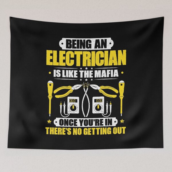 Item preview, Electrician Lineman Wireman Electronics Technician designed and sold by Krautshirts.