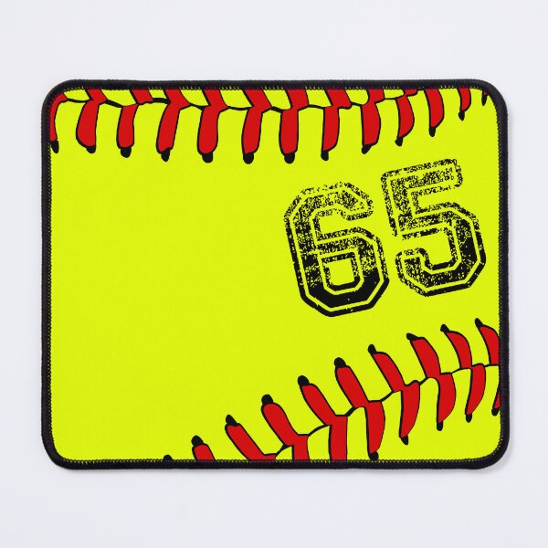 Item preview, Softball ball number 65, sixty five designed and sold by TheCultStuff.