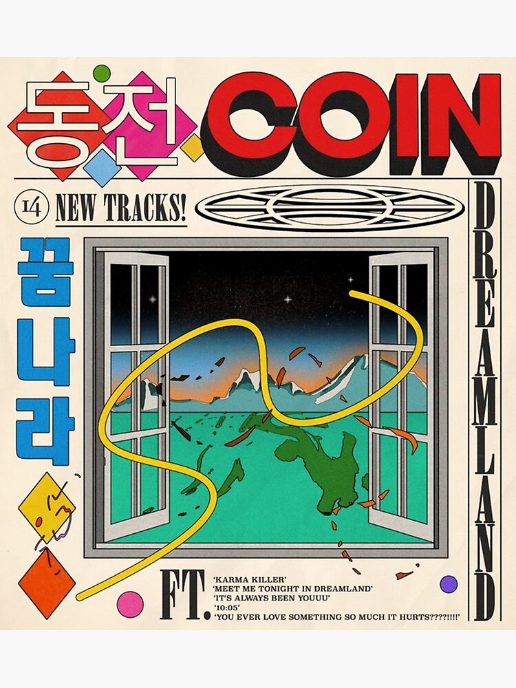 "Coin Dreamland Poster Sticker" Sticker by kaitlynche Redbubble