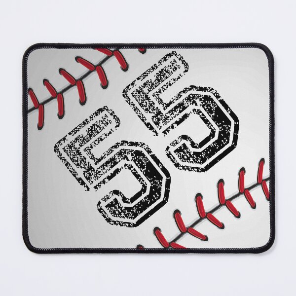 Item preview, Baseball ball number 55, fifty five designed and sold by TheCultStuff.