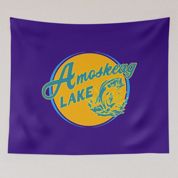 Item preview, Amoskeag Lake Gift For Fishing Lover designed and sold by NomotoSicuko.