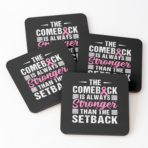 Item preview, Breast Cancer Shirt, The Comeback Is Always Stronger Than The Setback Shirt, Pink Ribbon Shirt, Breast Cancer Survivor, Breast Cancer Fight designed and sold by aymob.
