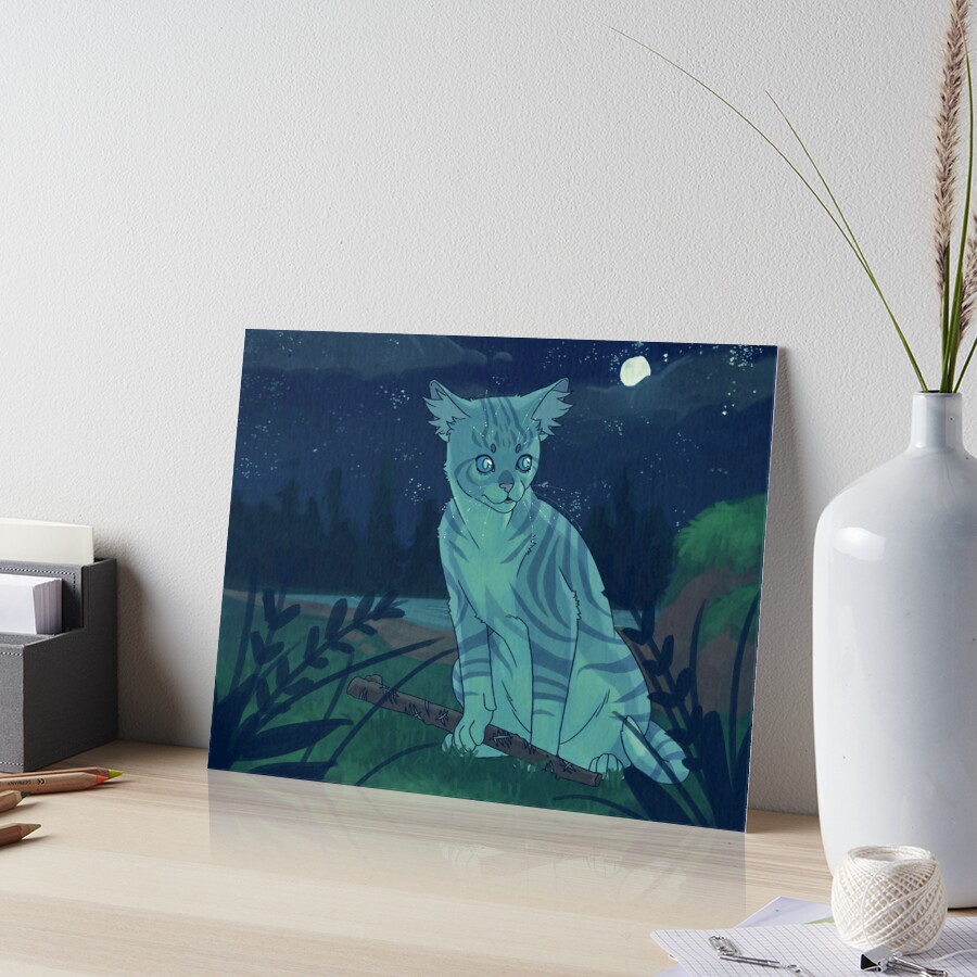 Warrior Cats - Jayfeather Art Board Print for Sale by HGBCO