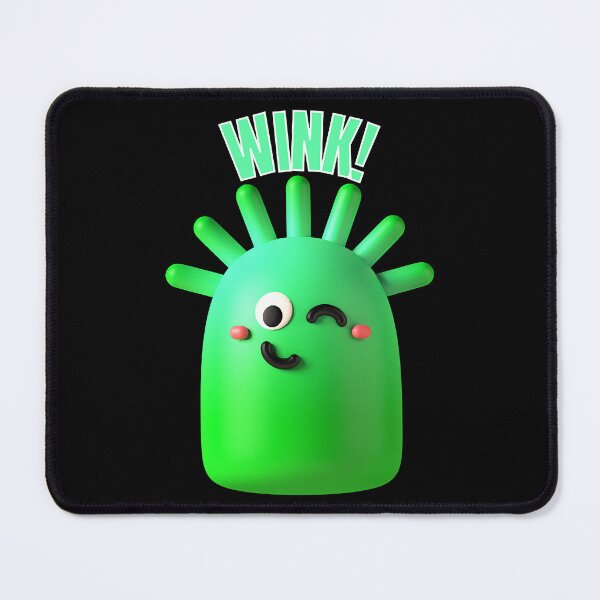 Item preview, Cute Green Alien Monster Winking designed and sold by LoziTech.