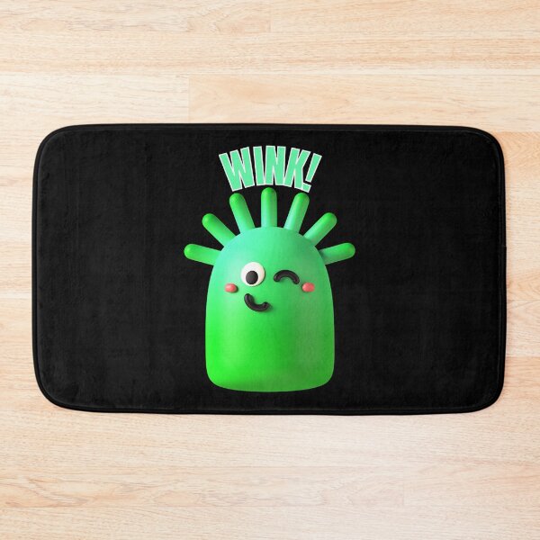 Item preview, Cute Green Alien Monster Winking designed and sold by LoziTech.