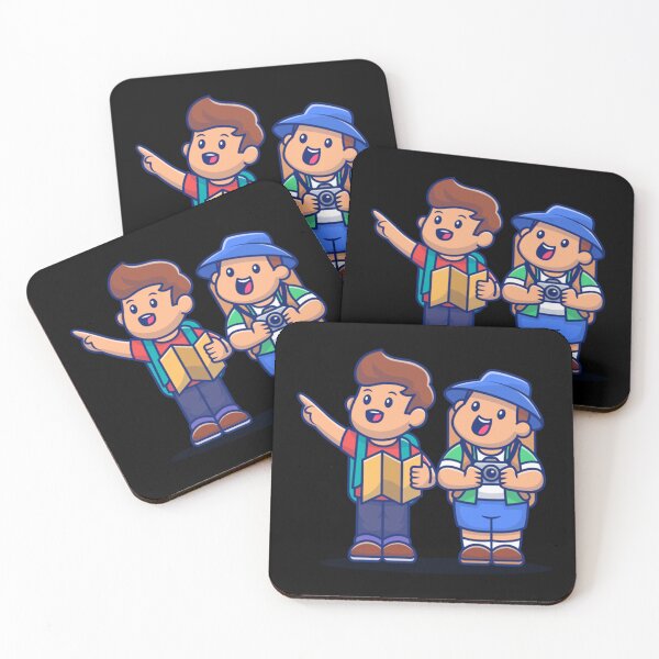 Item preview, Cute Tour Guide And Tourist designed and sold by LoziTech.