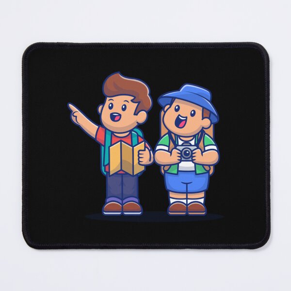 Item preview, Cute Tour Guide And Tourist designed and sold by LoziTech.