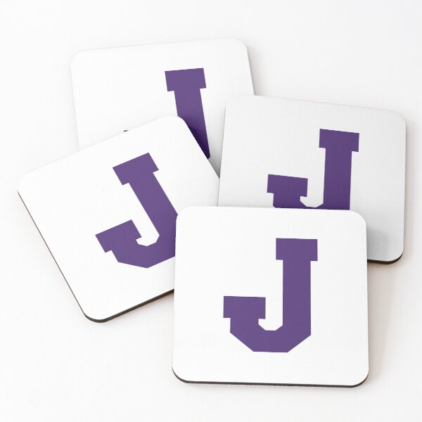 Item preview, Alphabet, Purple J, Sports letter J designed and sold by TheCultStuff.