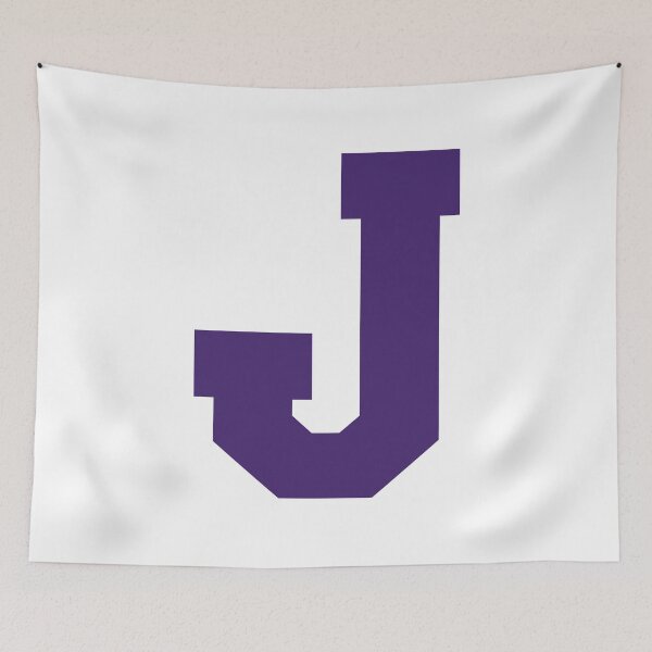 Item preview, Alphabet, Purple J, Sports letter J designed and sold by TheCultStuff.