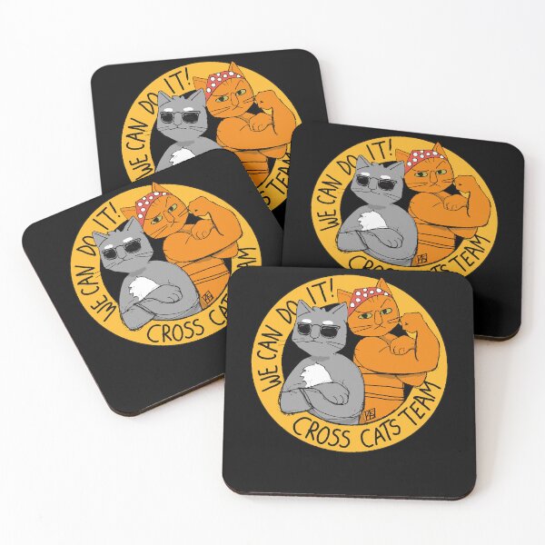 Item preview, Cross Cats team We can do it! designed and sold by Heather-Richard.
