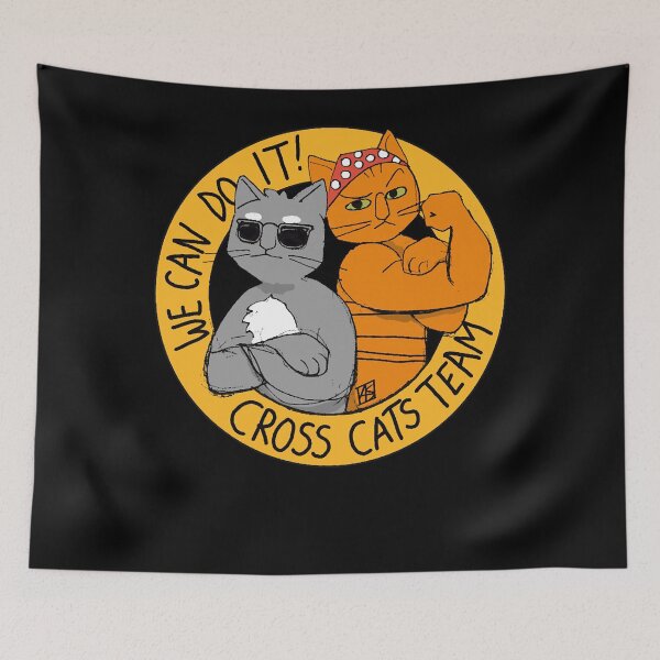 Item preview, Cross Cats team We can do it! designed and sold by Heather-Richard.