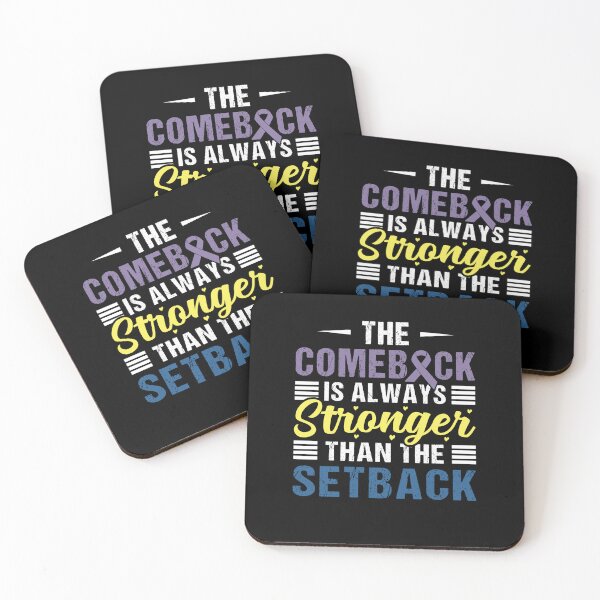 Item preview, Bladder Cancer Shirt, The Comeback is Always Stronger Than The Setback Shirt, Blue Purple Ribbon Awareness Shirt, Bladder Cancer Survivor designed and sold by aymob.