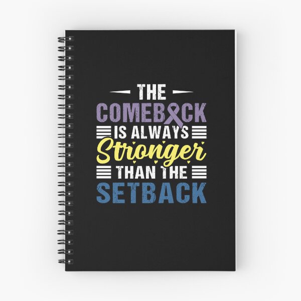Item preview, Bladder Cancer Shirt, The Comeback is Always Stronger Than The Setback Shirt, Blue Purple Ribbon Awareness Shirt, Bladder Cancer Survivor designed and sold by aymob.