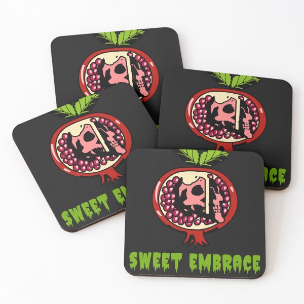 Item preview, Sweet embrace of Fruit, skull in pomegranate designed and sold by MindBlownWill.