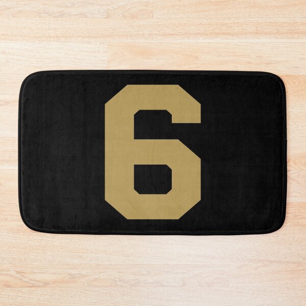 Item preview, Number 6, Gold six, Sports number 6 designed and sold by TheCultStuff.