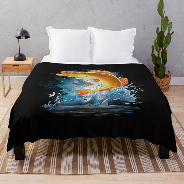 Item preview, Leaping Fish, Golden Fish designed and sold by DerSenat.