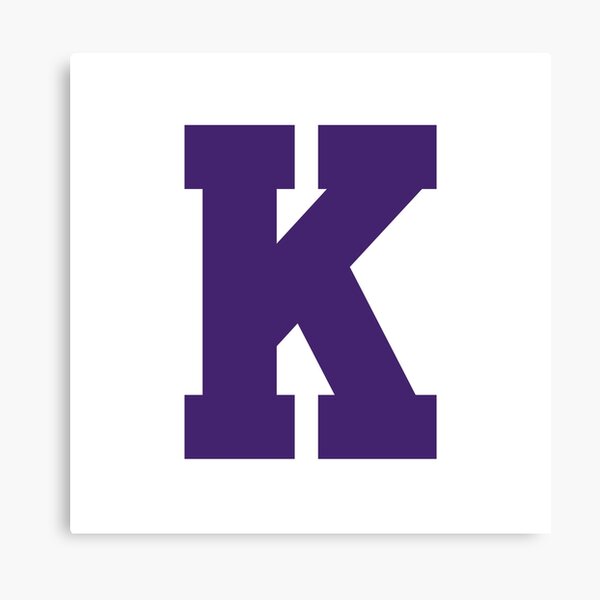 Item preview, Alphabet, Purple K, Sports letter K designed and sold by TheCultStuff.