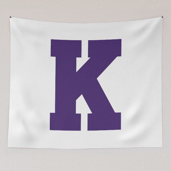 Item preview, Alphabet, Purple K, Sports letter K designed and sold by TheCultStuff.