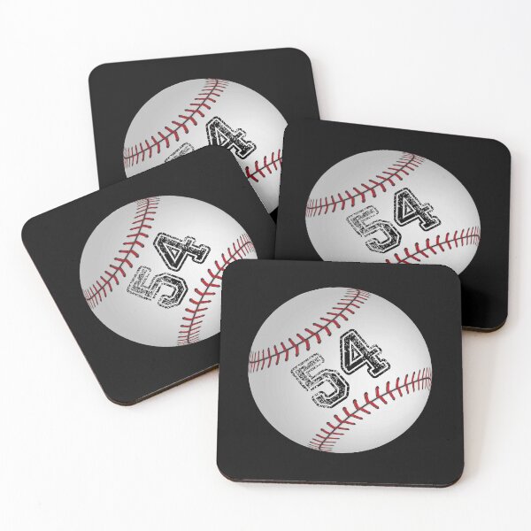Item preview, Baseball ball number 54, fifty four designed and sold by TheCultStuff.