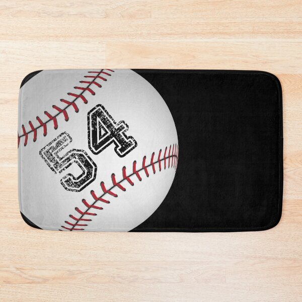 Item preview, Baseball ball number 54, fifty four designed and sold by TheCultStuff.