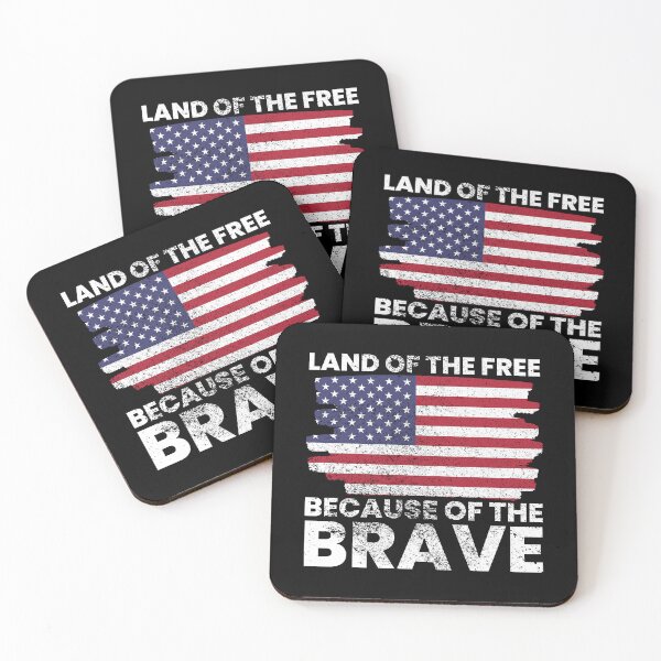 Item preview, Land of the Free Because of the Brave , Memorial day Idea designed and sold by FNStuff.