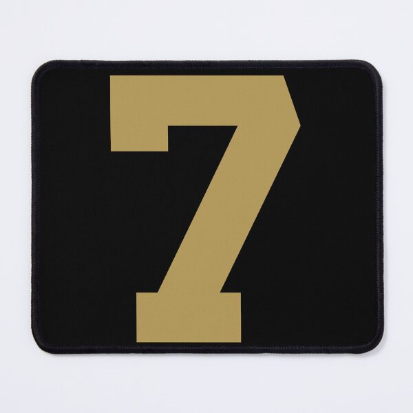 Item preview, Number 7, Gold seven, Sports number 7 designed and sold by TheCultStuff.