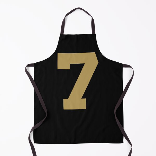 Item preview, Number 7, Gold seven, Sports number 7 designed and sold by TheCultStuff.