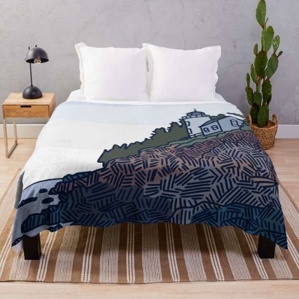 Item preview, Lighthouse Cliff with Hatching designed and sold by redvioletart.
