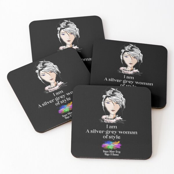 Item preview, I am a Silver grey woman of style [ Light logo on dark top]  designed and sold by Heather-Richard.