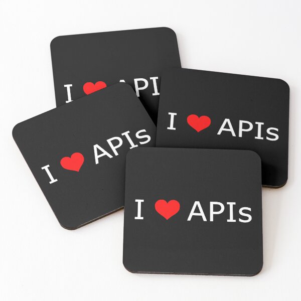 Item preview, I love APIs white designed and sold by JoanMoutinho.
