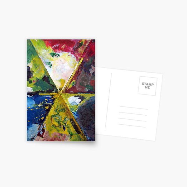 Paint Palette Postcard