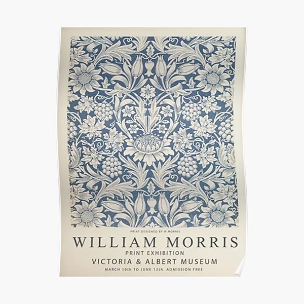 William Morris Exhibition Poster Poster