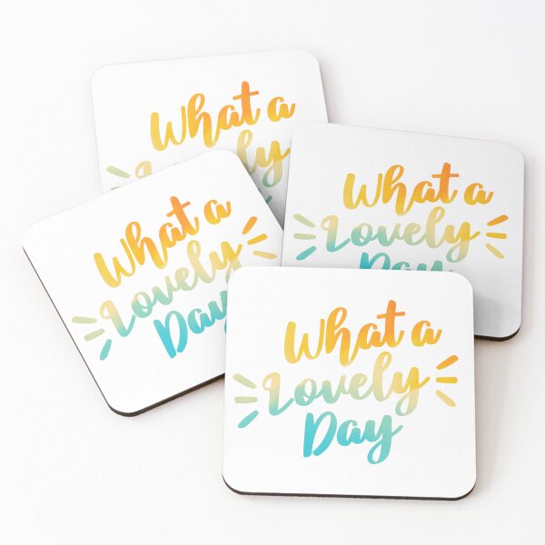 Item preview, What A Lovely Day, Waterclor Brush Typography designed and sold by KimoStudio.