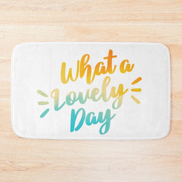 Item preview, What A Lovely Day, Waterclor Brush Typography designed and sold by KimoStudio.
