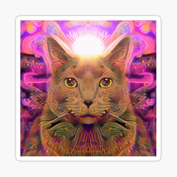 Catnip Rising (Electric Catnip) Sticker