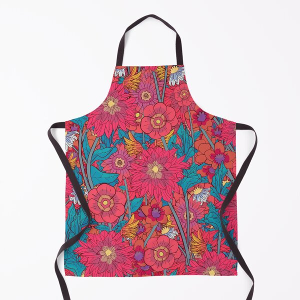 Item preview, The pink garden flowers designed and sold by Swadeillustrations.