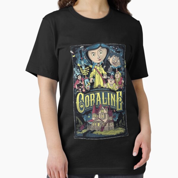 映画Coraline コララインとボタンの魔女　ムービーTシャツ黒ヴィンテージ 2025年最新】コララインとボタンの魔女 tシャツの人気アイテム