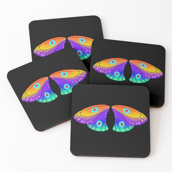 Item preview, Butterfly wings v2 - yellow with dots designed and sold by CrazyFozBazaar.
