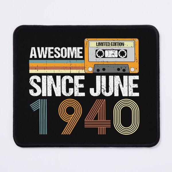 Item preview, Awesome Since June 1940 | vintage 1940 birthday | 83nd Birthday Gift designed and sold by AMINE  ★★★★★.