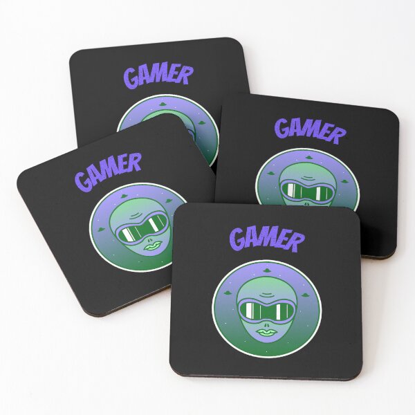 Item preview, Gamer with Retro Patch Alien designed and sold by PRIVARSHU.
