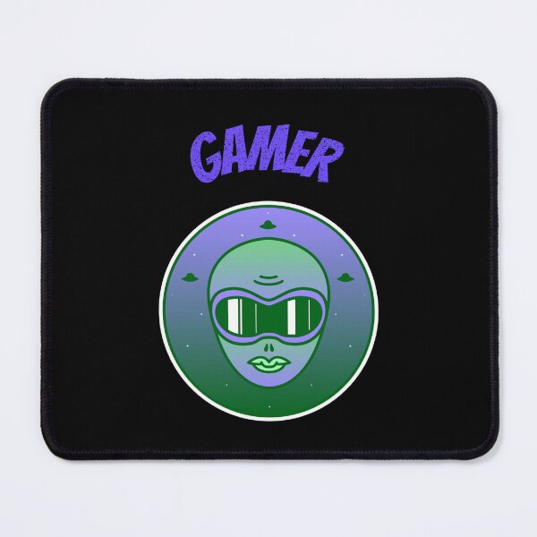 Item preview, Gamer with Retro Patch Alien designed and sold by PRIVARSHU.