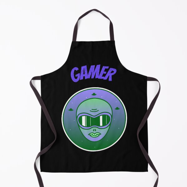 Item preview, Gamer with Retro Patch Alien designed and sold by PRIVARSHU.