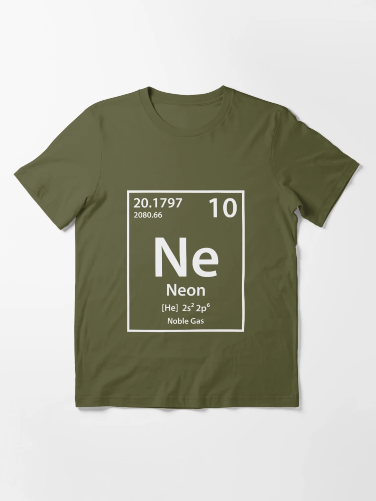 Neon Element Essential T Shirt for Sale by cerebrands Redbubble