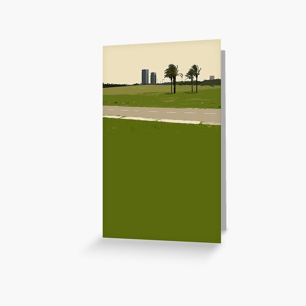 green Greeting Card