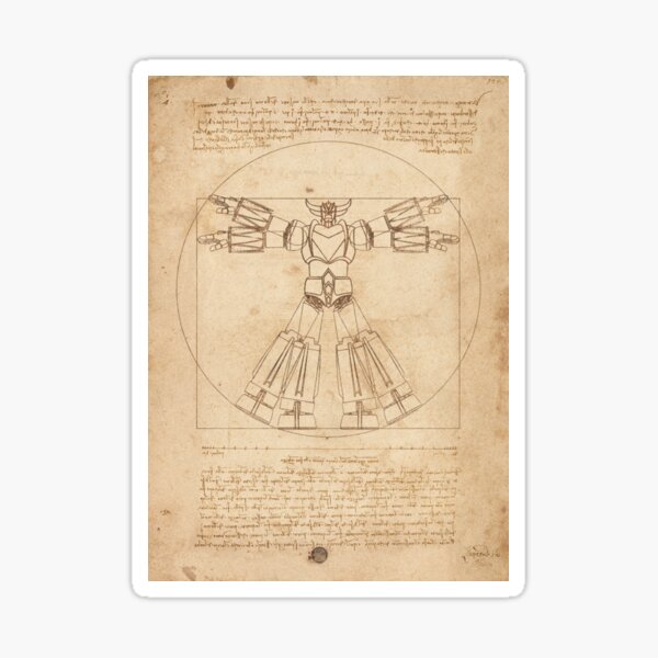 Item preview, Vitruvian Grendizer  designed and sold by Andrea Gatti Art.